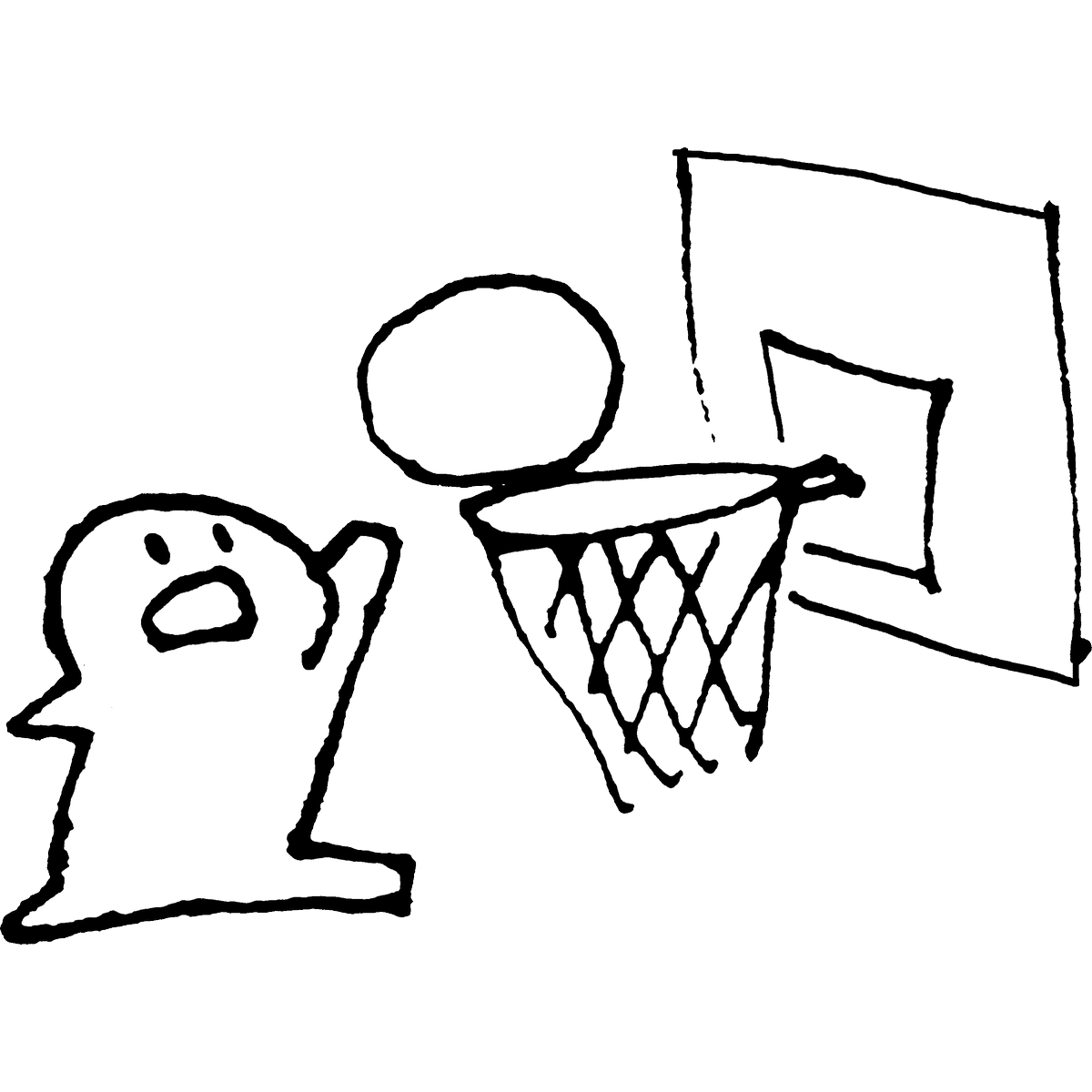 バスケットボールのイラスト Basketball